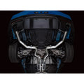 AWE Tuning cat-back exhaust detail