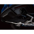 AWE Tuning cat-back exhaust detail