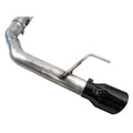 AWE Tuning cat-back exhaust installed view