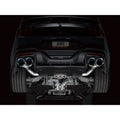 AWE Tuning cat-back exhaust detail
