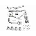 AWE Tuning cat-back exhaust installed view