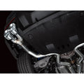 AWE Tuning cat-back exhaust detail