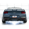 AWE Tuning cat-back exhaust installed view