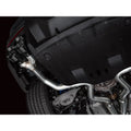 AWE Tuning cat-back exhaust detail