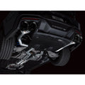AWE Tuning cat-back exhaust close-up