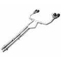 AWE Tuning cat-back exhaust installed view