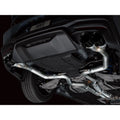 AWE Tuning cat-back exhaust detail