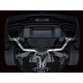 AWE Tuning cat-back exhaust detail