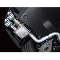 AWE Tuning cat-back exhaust installed view