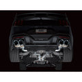 AWE Tuning cat-back exhaust close-up