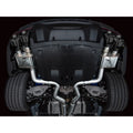 AWE Tuning cat-back exhaust installed view