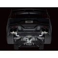 AWE Tuning cat-back exhaust installed view