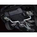 AWE Tuning cat-back exhaust detail