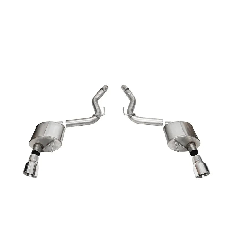 CORSA Performance polished axle-back exhaust
