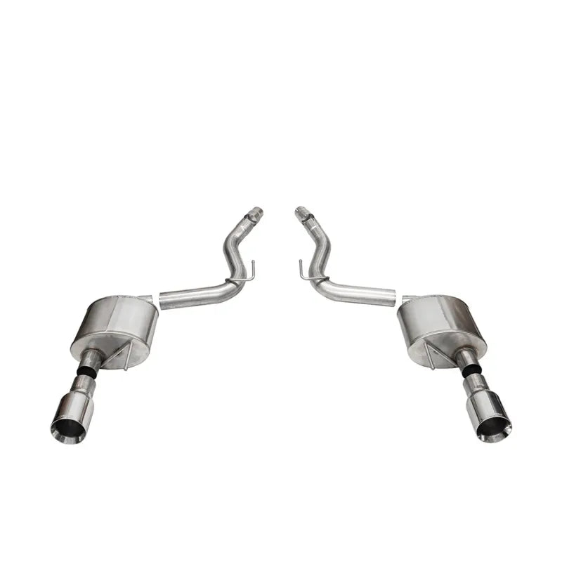 CORSA Performance polished axle-back exhaust