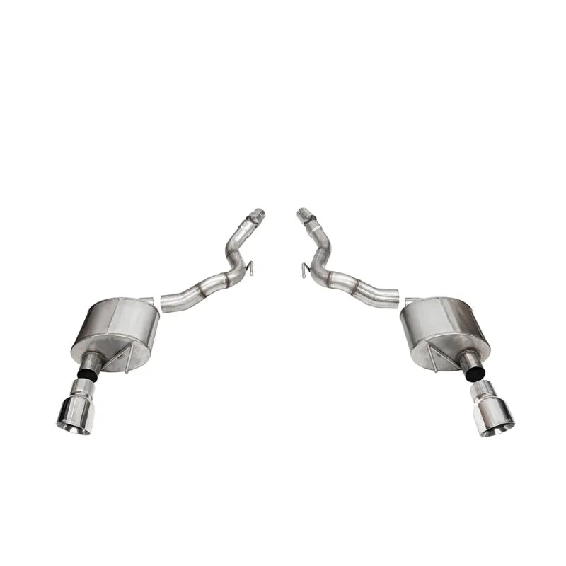 CORSA Performance polished axle-back exhaust