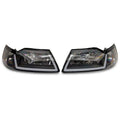 Raxiom headlights close-up