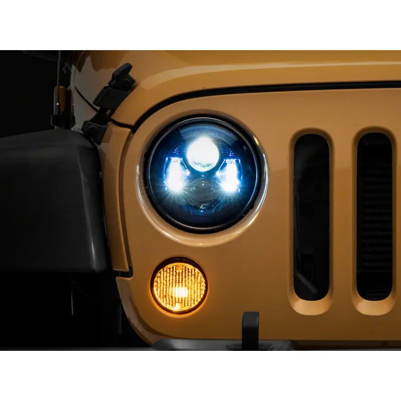 Raxiom blue headlights
