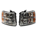 Raxiom headlights close-up