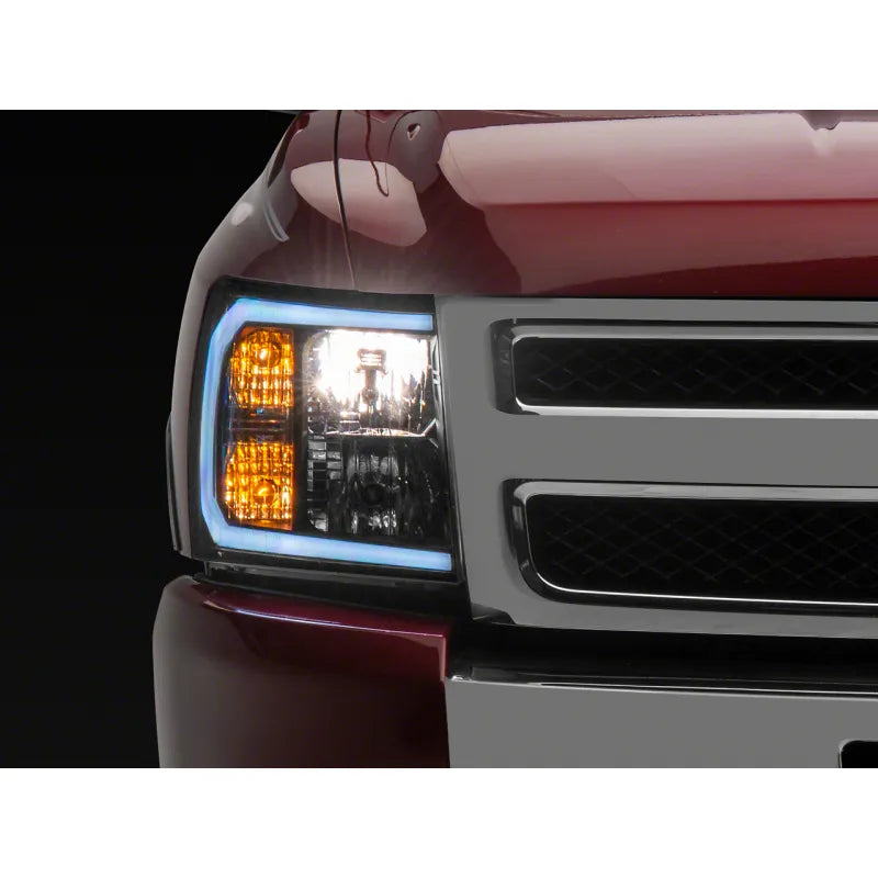 Raxiom silver headlights