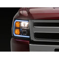 Raxiom silver headlights
