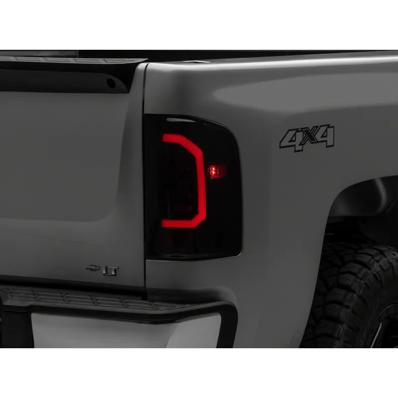 Raxiom silver tail light
