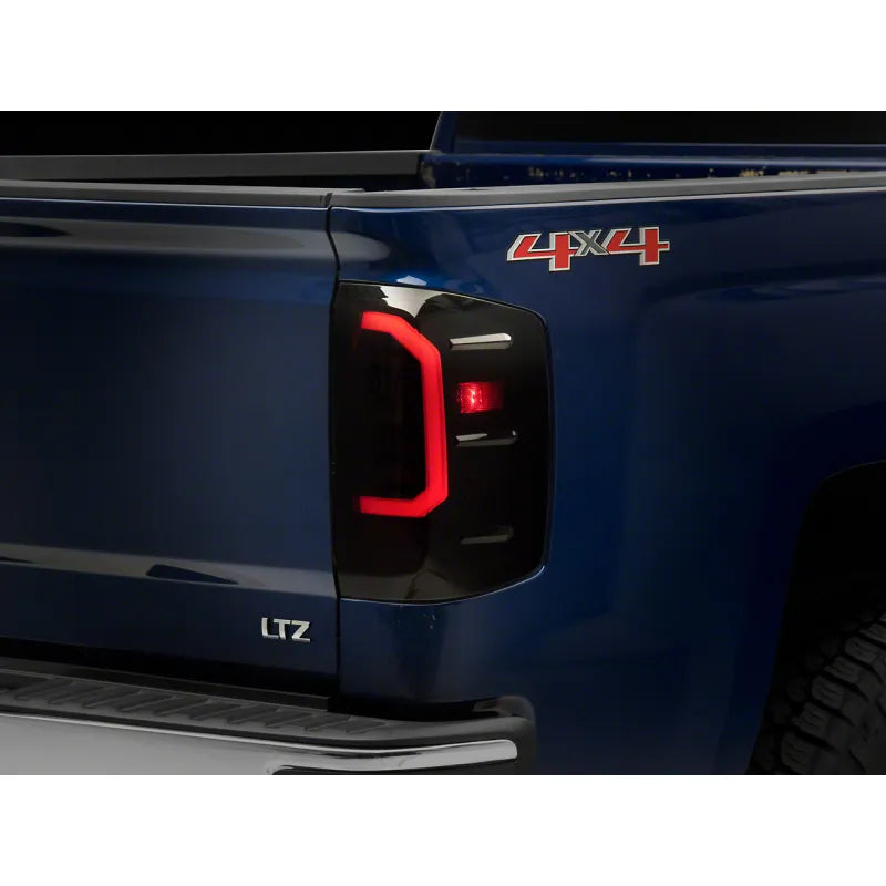 Raxiom silver tail light