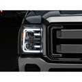 Raxiom headlights close-up