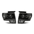 Raxiom headlights close-up