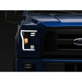 Raxiom headlights close-up