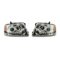 Raxiom headlights close-up