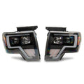 Raxiom headlights close-up