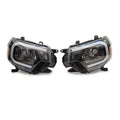 Raxiom headlights close-up