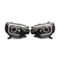 Raxiom headlights close-up