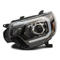 Raxiom headlights close-up