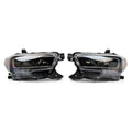Raxiom headlights close-up