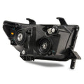 Raxiom headlights close-up