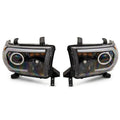 Raxiom headlights close-up