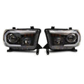 Raxiom headlights installed view