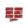 Hardline black auto part