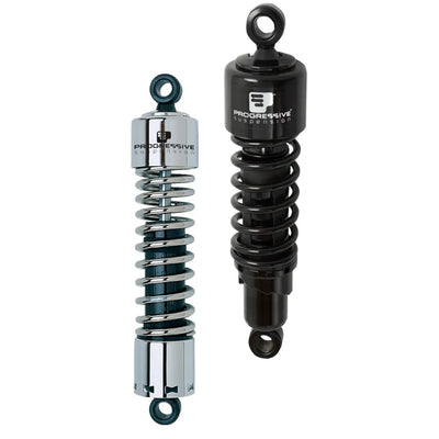 Progressive black shock absorber