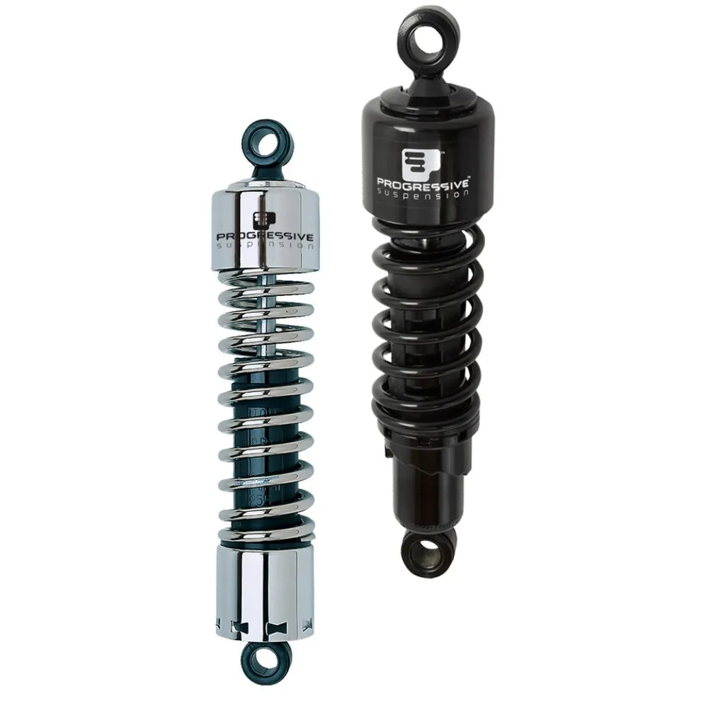 Progressive black shock absorber