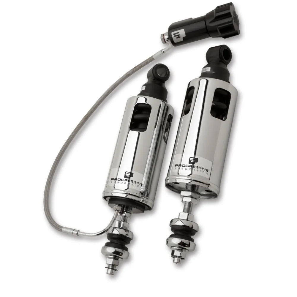 Progressive chrome shock absorber
