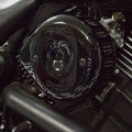 S&S Cycle black auto part