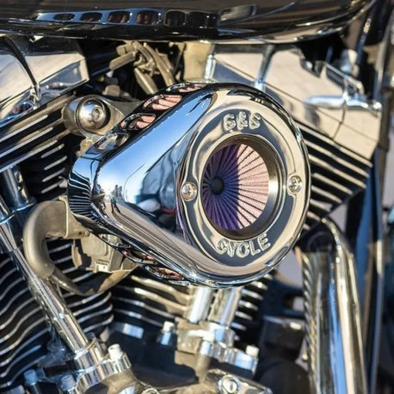 S&S Cycle chrome auto part
