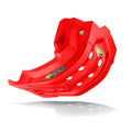 Cycra red skid plate