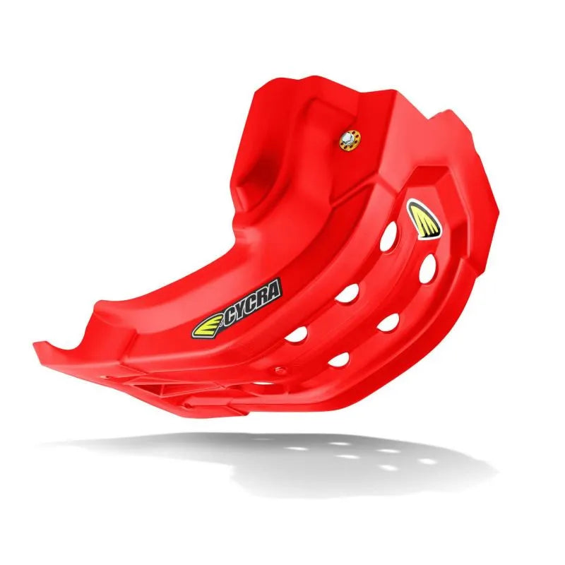 Cycra red skid plate