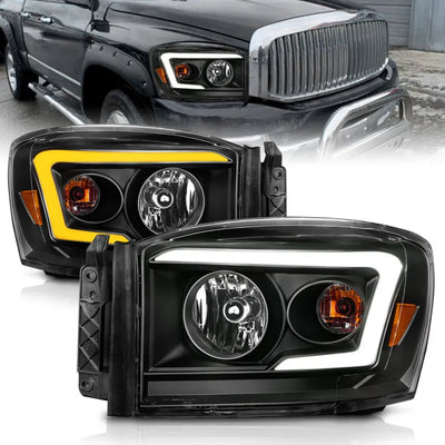 ANZO black headlights