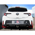 aFe cat-back exhaust installed view
