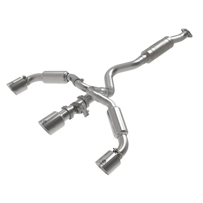aFe polished cat-back exhaust